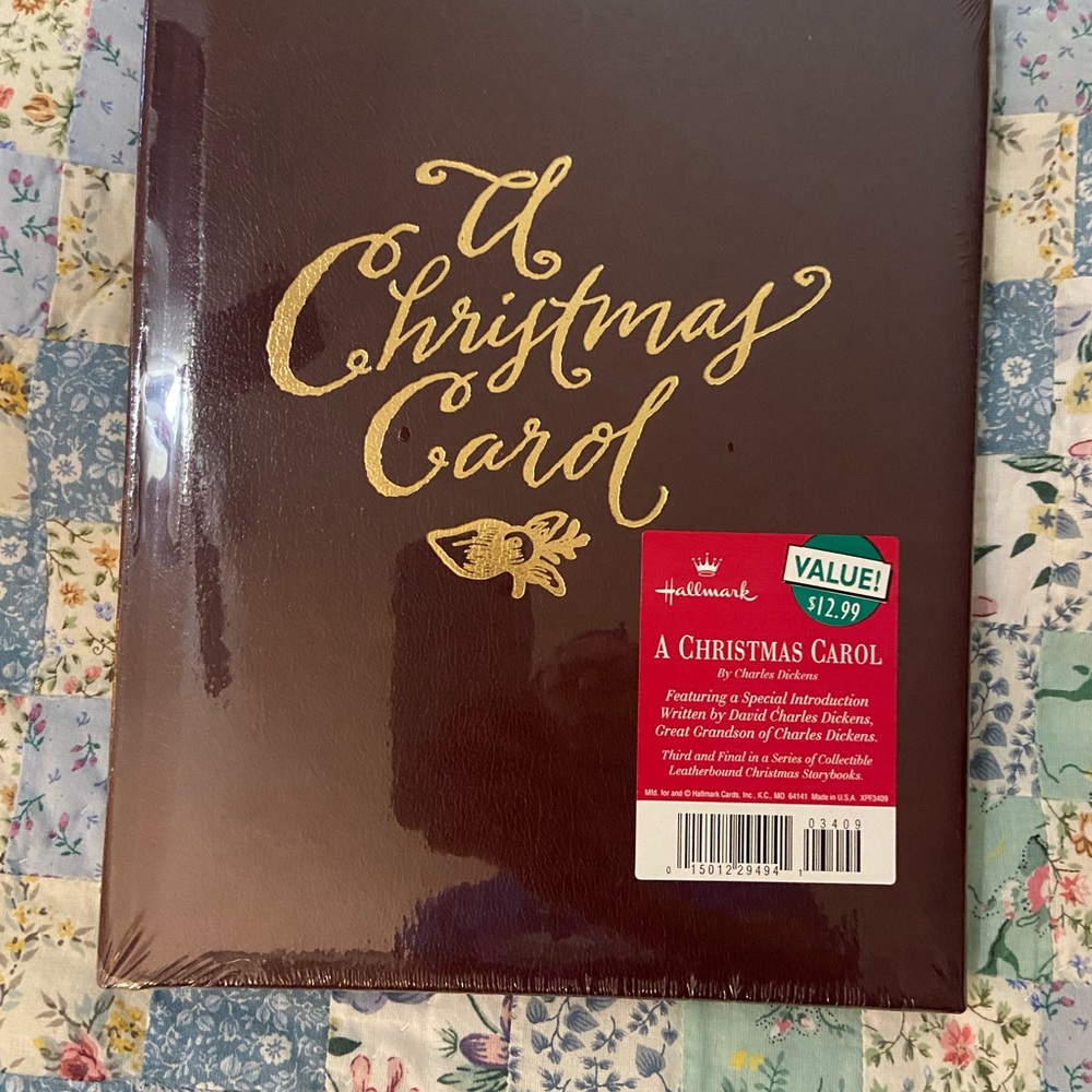 Hallmark Red 'A Christmas Carol' Collectible Book